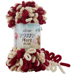 Купить пряжу ALIZE Puffy More Plus  цвет 8011 - интернет магазин МелОптЯрн