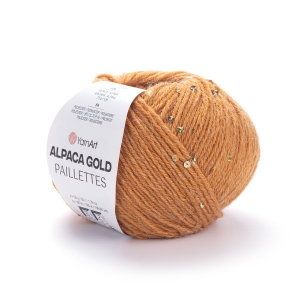 Купить пряжу YarnArt Alpaca Gold paillettes цвет 9311 - интернет магазин МелОптЯрн