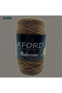 Купить пряжу Oxford  Макраме 6 люрекс цвет S1490 - интернет магазин МелОптЯрн