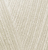Купить пряжу ALIZE Cotton Gold цвет 01 молочный - интернет магазин МелОптЯрн