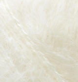 Купить пряжу ALIZE Mohair Classic цвет 01 кремовый - интернет магазин МелОптЯрн