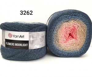 Купить пряжу YarnArt Flowers moonlight  цвет 3262 - интернет магазин МелОптЯрн