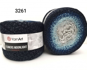 Купить пряжу YarnArt Flowers moonlight  цвет 3261 - интернет магазин МелОптЯрн