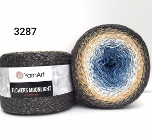 Купить пряжу YarnArt Flowers moonlight  цвет 3287 - интернет магазин МелОптЯрн