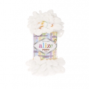 Купить пряжу ALIZE Puffy color цвет 5794 - интернет магазин МелОптЯрн