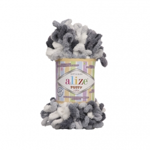 Купить пряжу ALIZE Puffy color цвет 5925 - интернет магазин МелОптЯрн