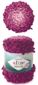 Купить пряжу ALIZE Puffy fine ombre batik цвет 7279 - интернет магазин МелОптЯрн