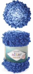 Купить пряжу ALIZE Puffy fine ombre batik цвет 7280 - интернет магазин МелОптЯрн