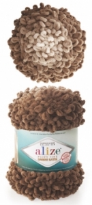 Купить пряжу ALIZE Puffy fine ombre batik цвет 7262 - интернет магазин МелОптЯрн
