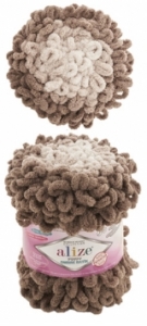Купить пряжу ALIZE Puffy Ombre Batik  цвет 7424 - интернет магазин МелОптЯрн