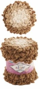 Купить пряжу ALIZE Puffy Ombre Batik  цвет 7419 - интернет магазин МелОптЯрн