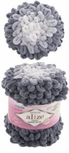 Купить пряжу ALIZE Puffy Ombre Batik  цвет 7421 - интернет магазин МелОптЯрн