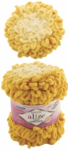 Купить пряжу ALIZE Puffy Ombre Batik  цвет 7417 - интернет магазин МелОптЯрн