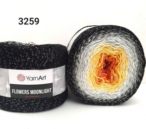 Купить пряжу YarnArt Flowers moonlight  цвет 3259 - интернет магазин МелОптЯрн