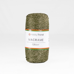 Купить пряжу Hobbytrend Macrame Glitter  цвет 193 - интернет магазин МелОптЯрн