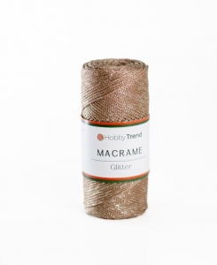 Купить пряжу Hobbytrend Macrame Glitter  цвет 038 - интернет магазин МелОптЯрн