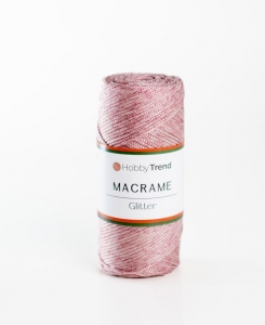 Купить пряжу Hobbytrend Macrame Glitter  цвет 072 - интернет магазин МелОптЯрн