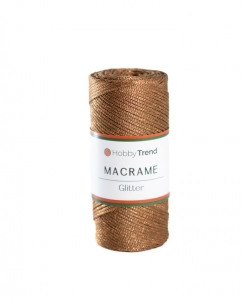 Купить пряжу Hobbytrend Macrame Glitter  цвет 200 - интернет магазин МелОптЯрн