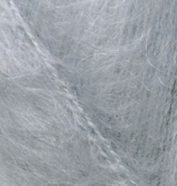 Купить пряжу ALIZE Mohair Classic цвет 21 серый - интернет магазин МелОптЯрн