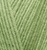 Купить пряжу ALIZE Cotton Gold цвет 385 зеленый - интернет магазин МелОптЯрн