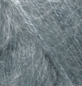 Купить пряжу ALIZE Mohair Classic цвет 412 серый меланж - интернет магазин МелОптЯрн