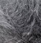 Купить пряжу ALIZE Mohair Classic цвет 413 средне-серый меланж - интернет магазин МелОптЯрн