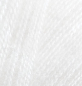 Купить пряжу ALIZE Angora Real 40 цвет 55 белый - интернет магазин МелОптЯрн