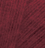 Купить пряжу ALIZE Angora Real 40 цвет 57 бордовый - интернет магазин МелОптЯрн