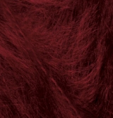 Купить пряжу ALIZE Mohair Classic цвет 57 бордовый - интернет магазин МелОптЯрн