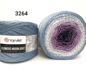 Купить пряжу YarnArt Flowers moonlight  цвет 3264 - интернет магазин МелОптЯрн