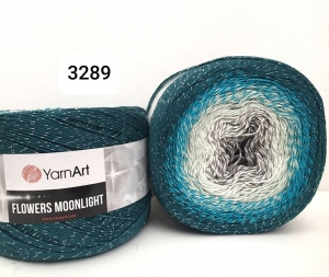 Купить пряжу YarnArt Flowers moonlight  цвет 3289 - интернет магазин МелОптЯрн