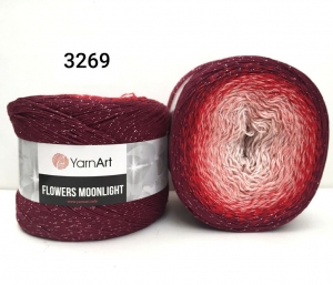 Купить пряжу YarnArt Flowers moonlight  цвет 3269 - интернет магазин МелОптЯрн