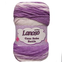Купить пряжу Lanoso Cazz Bebe Batik  цвет 759 - интернет магазин МелОптЯрн