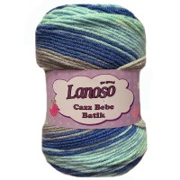 Купить пряжу Lanoso Cazz Bebe Batik  цвет 761 - интернет магазин МелОптЯрн