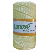 Купить пряжу Lanoso макрамэ п/п цвет 902 - интернет магазин МелОптЯрн