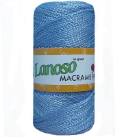 Купить пряжу Lanoso макрамэ п/п цвет 961 - интернет магазин МелОптЯрн