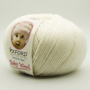 Купить пряжу Oxford  Baby wool  цвет 10000 - интернет магазин МелОптЯрн