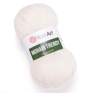 Купить пряжу YarnArt Mohair Trendy  цвет 1003 - интернет магазин МелОптЯрн