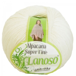 Купить пряжу Lanoso ALPACANA SUPER FINE цвет 901 - интернет магазин МелОптЯрн