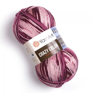 Купить пряжу YarnArt Crazy Color цвет 136 - интернет магазин МелОптЯрн